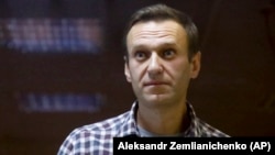 Imprisoned Russian opposition leader Aleksei Navalny (file photo)