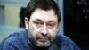 RIA Novosti Ukraine editor in chief Kirill Vyshinsky at a court hearing in Kyiv on April 4.