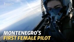 Montenegro's First Female Pilot Flies Through Glass Ceiling