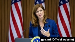 Administratorja e Agjencisë Amerikane për Zhvillim Ndërkombëtar, Samantha Power - fotografi nga nëntori i vitit 2021.