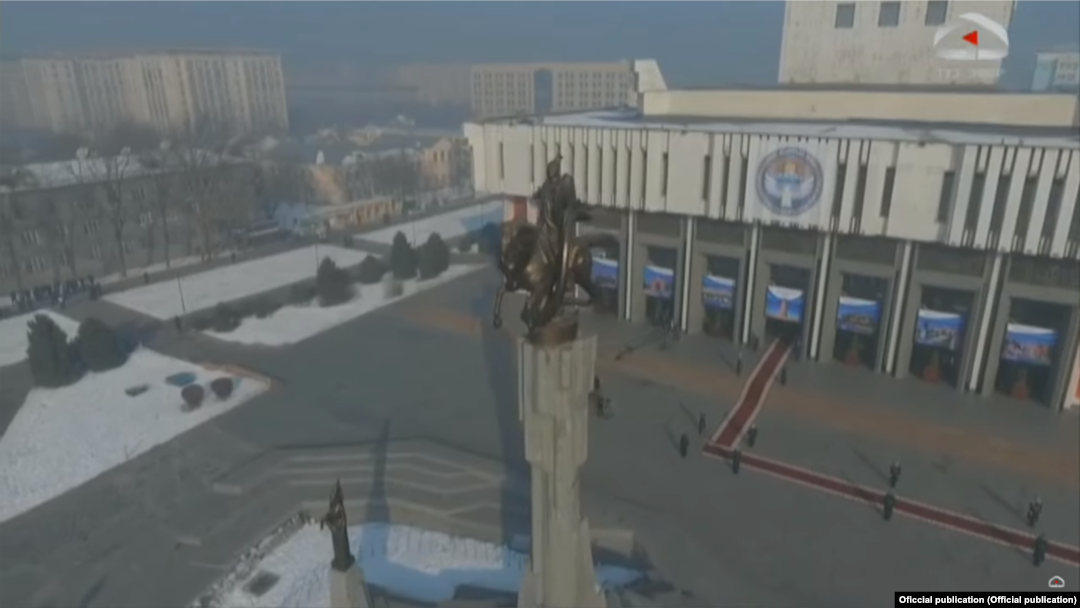 Январдагы ыш баскан Бишкек . 2021.
