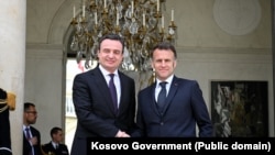 Takimi mes Kurtit dhe Macronit në Pallatin Elize. 