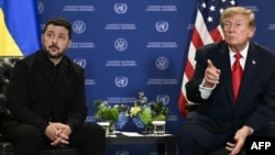 Зустріч президентів Володимира Зеленського та Дональда Трампа на полях Генасамблеї ООН в Нью-Йорку. 22 вересня 2026 року
