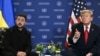 Президенти України та США Володимир Зеленський і Дональд Трамп спілкуються з пресою, Нью-Йорк, 22 вересня 2026 року
