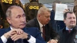 Коллаж Владимир Путин, вице-губернатор Брянской области Николай Симоненко, экс-глава Тамбовской области Максим Егоров