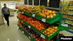 Armenia - A food supermarket in Yerevan.