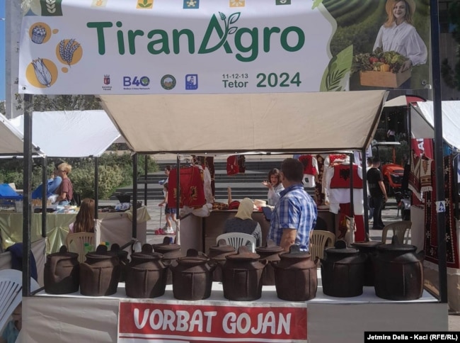 Vorbat e Gojanit në Panairin e Agrobiznesit në Tiranë, tetor 2024.