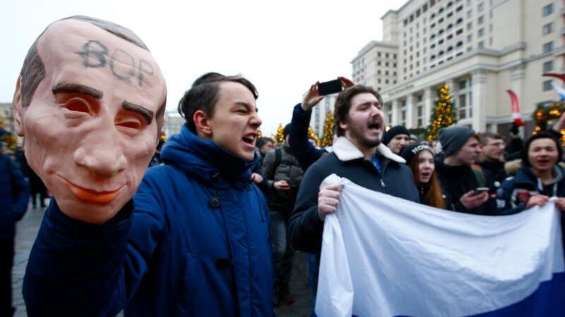 Русиядә Навальный тарафдарларының протест чаралары тоткарлаулар белән узды