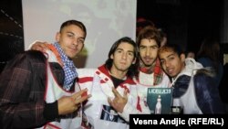 Kolporteri "Lica ulice" na novogodišnjoj zabavi, 30. decembar 2010.