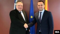 Средба во Атина на грчкиот министер за надворешни работи Коѕиас и вицепремиерот Османи. 