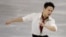 Denis Ten of Kazakhstan competes in the men's figure-skating final during the 2014 Winter Olympics in Sochi, Russia.