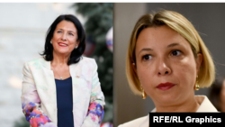 Саломе Зурабишвили и Нино Ломджария