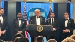 دونالد ترامپ در کنفرانس خبری پس از حادثه