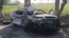 Ҷавонони ҳалокшуда дар дохили ҳамин мошини "Опел" будаанд