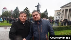 Николай Комаров (справа) и Денис Шепельский, "начальник штаба НОД" в Самаре (слева). Фото: страница Николая Комарова в VK