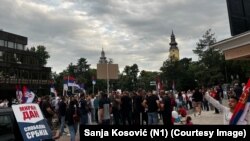 Собир на граѓаните против антивладините блокади, Врбас, 23.8.2025
