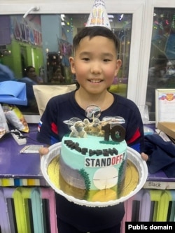 11-летний Ай-Сурен Куулар, сбитый контрактником