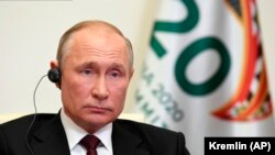 Путин по видеосвязи принимал участие в саммите G20 в 2021 году