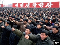 Şimali koreyalılar yeni liderlərini salamlayırlar, 3 yanvar 2012