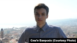 Belarusian student Artsyom Bayarski (file photo)