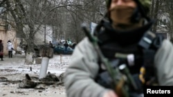 Краматорськ після обстрілу, 10 лютого 2015 року 