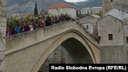 Obilježavanje 19. godišnjice rušenja Starog mosta, Mostar, 9. novembar 2012.