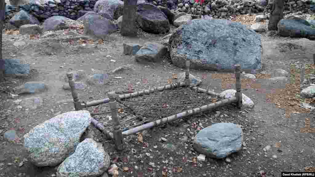 Most Kalash are now buried beneath their upturned bed after their valuable possessions are burned.