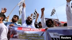 Supporters of an Islamic organization attend an anti-U.S. protest against drone strikes in Islamabad last year.