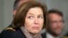 French Defense Minister Florence Parly attends a meeting at the Pentagon in Arlington, Virginia, on March 18. 