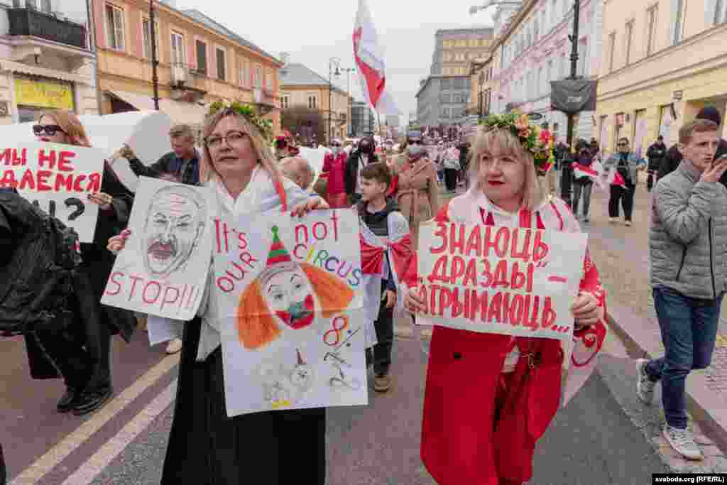 Марш з нагоды Дня Волі ў Варшаве. 23 сакавіка.