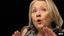 U.S. Secretary of State Hillary Clinton was speaking at a Senate Foreign Relations Committee hearing in Washington on May 23.