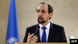 United Nations High Commissioner for Human Rights, Zeid Ra'ad Zeid al-Hussein (file photo)