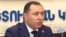 Armenia - Labor and Social Affairs Minister Artur Grigorian holds a news conference, 25Jul2011.