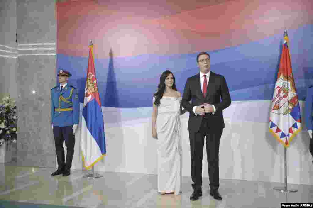 Predsednik Srbije Aleksandar Vučić sa suprugom Tamarom
