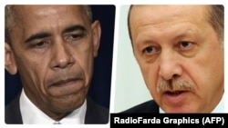 U.S. President Barak Obama (left) and his Turkish counterpart Recep Tayyip Erdogan (file photo)