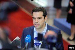 Alexis Tsipras la conferința de presă de astăzi la Bruxelles