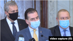 Premierul Ludovic Orban, ministrul de Interne Marcel Vela și senatorul PNL Daniel Fenechiu