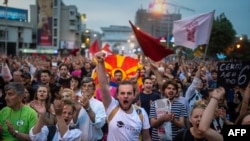 Protesti u Skoplju, 18. april 2016.