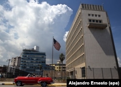 Посольство США в Гаване, июнь 2017 года