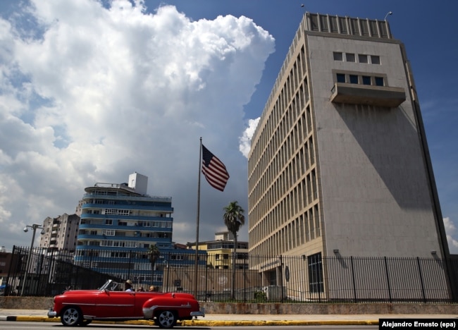 Посольство США в Гаване, июнь 2017 года
