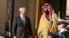 U.S. Defense Secretary Jim Mattis welcomes Saudi Crown Prince Mohammed bin Salman to the Pentagon with an Honor Cordon, in Washington, March 22, 2018