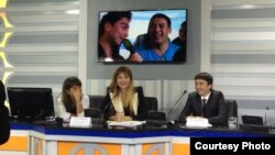 Uzbekistan -- A press conference with Gulnara Karimova, undated