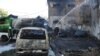 Пажарныя ліквідуюць наступствы выбуху ў Дамаску