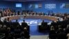 Зал заседаний лондонского саммита НАТО, приуроченного к 70-летию Североатлантического союза, 4 декабря 2019 года
