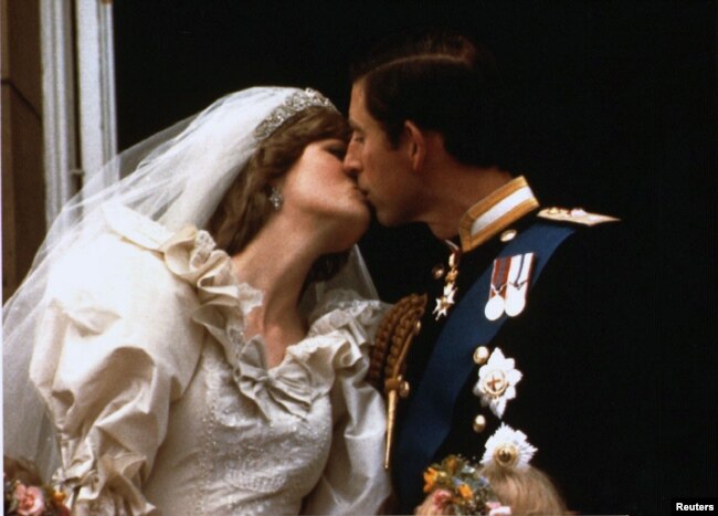 Dajana i Čarls na vjenčanju, 29. juli 1981. godine