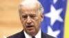 US Vice President Joe Biden addresses the Bosnian parliament in Sarajevo on May 19, 2009