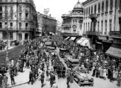 Orașul București în anii 1930. Sursa: Biblioteca Centrală Universitară, Iași