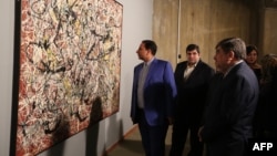 The Berlin art exhibition was supposed to have featured works by Iranian modern artists as well as Western painters, including Jackson Pollock (file photo)