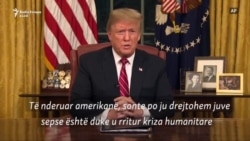 Trump flet për "krizë humanitare" në kufi me Meksikën