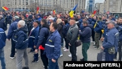 Minerii de la mai multe exploatări ale Complexului Energetic Oltenia au venit marți în fața Guvernului.